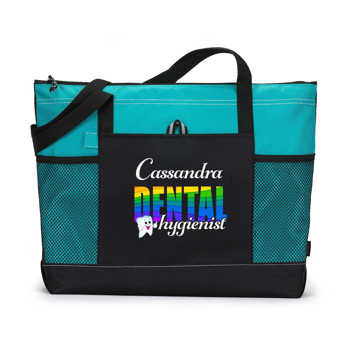 Personalized Dental Hygienist #4346, Dental Assistant Printed Tote Bag, Graduation Gift