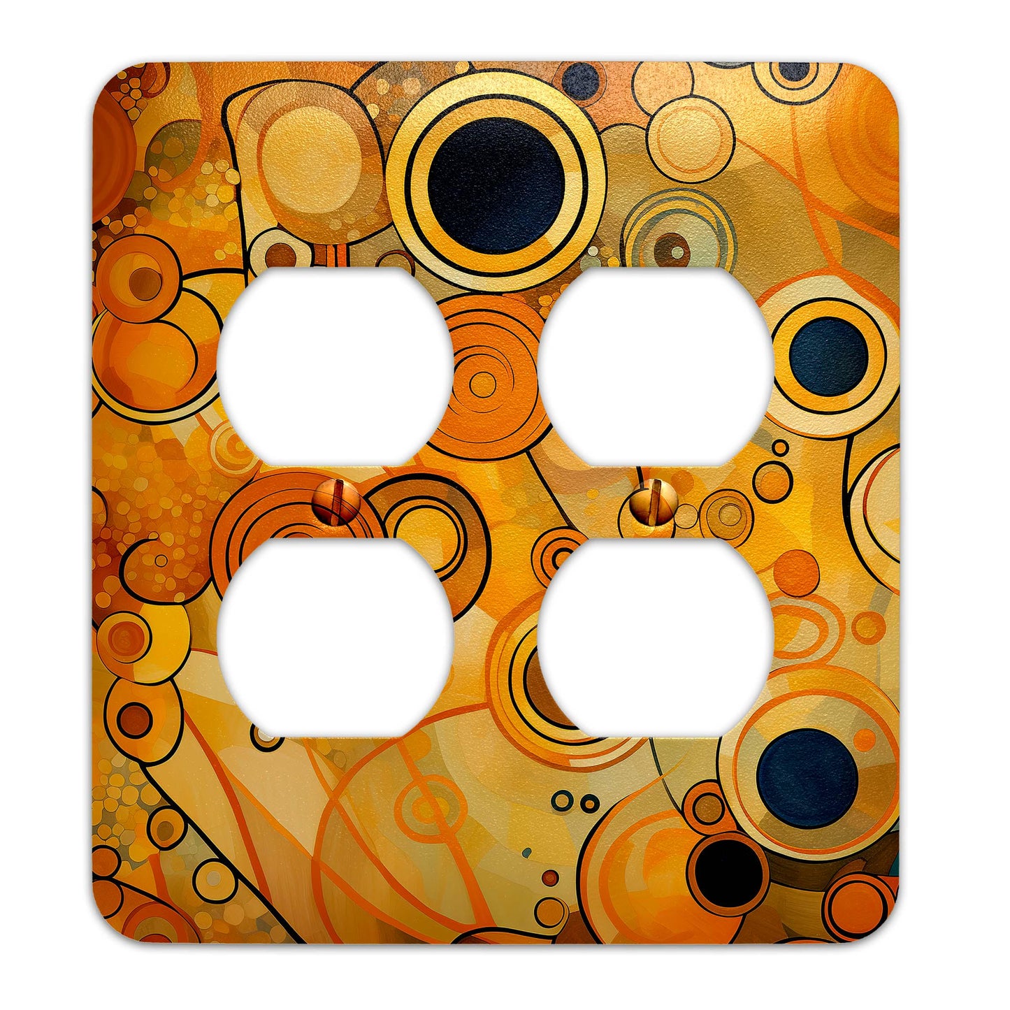 Art Deco Gustav Klimt Inspired Design Metal Decorative Light Switch Plate Cover - Several Sizes Available #5022