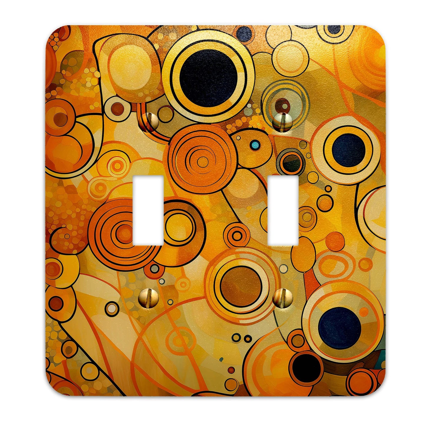 Art Deco Gustav Klimt Inspired Design Metal Decorative Light Switch Plate Cover - Several Sizes Available #5022