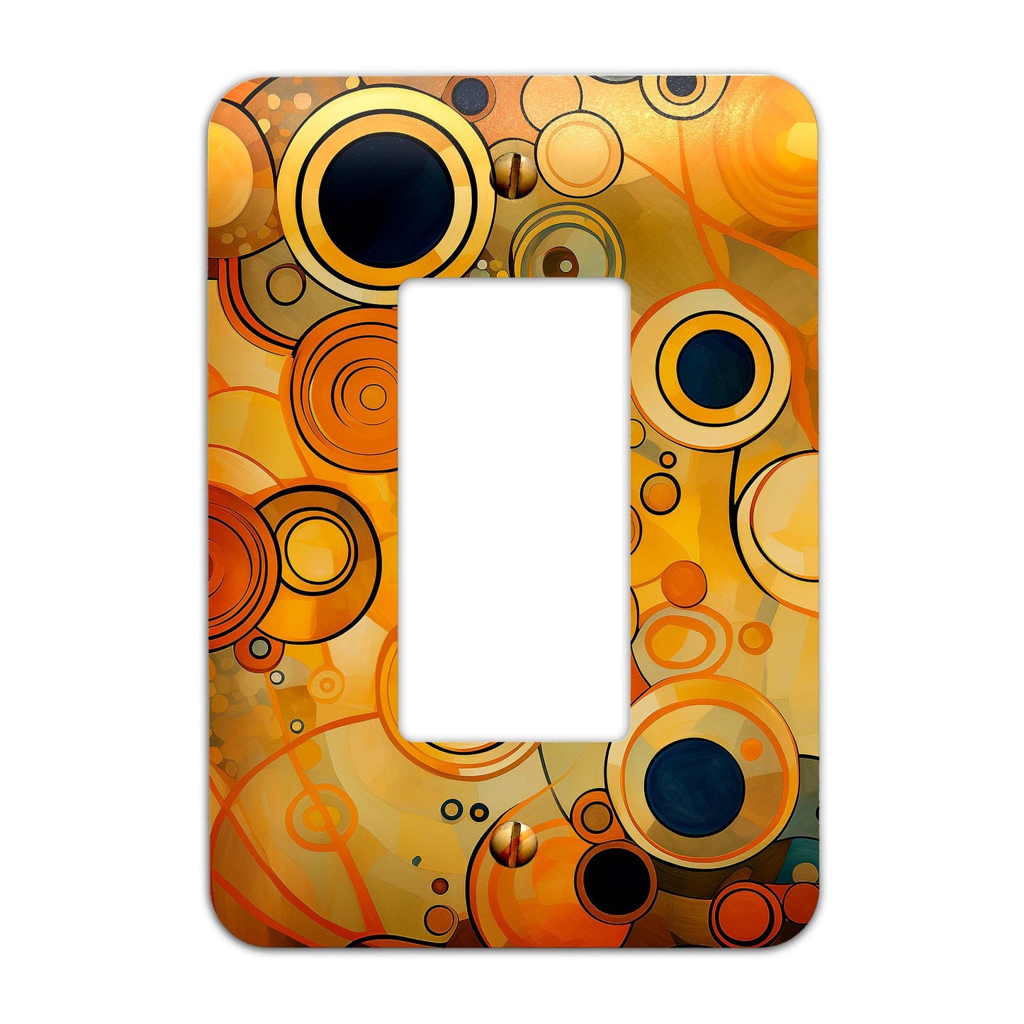 Art Deco Gustav Klimt Inspired Design Metal Decorative Light Switch Plate Cover - Several Sizes Available #5022